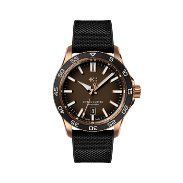 Christopher Ward C60 Pro 300 Bronze - Brown Ombré - Hybrid rubber