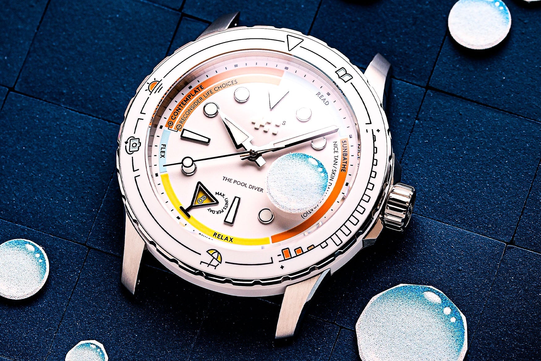 Christopher Ward x seconde/seconde/ C60 Trident Reef Pool Diver – Time ...
