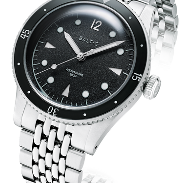 Baltic Aquascaphe Classic Black Silver - Beads of Rice