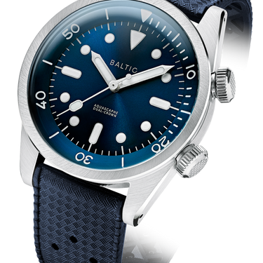 Baltic Aquascaphe Dual Crown Blue - Blue Tropic Strap