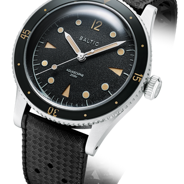 Baltic Aquascaphe Classic Black Cream - Black Tropic Strap