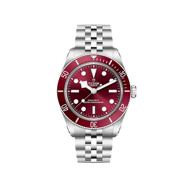 TUDOR Black Bay 58 Burgundy Red Dial & Bezel Five-Link Bracelet Watch
