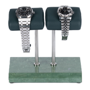 BezelHold The Duet (Emerald Burl)